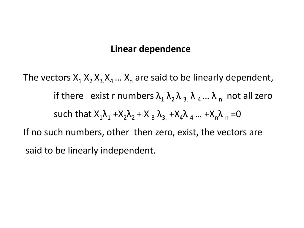 Vectors Any quantity having a n components is called a vector of